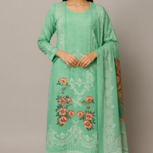 Ferdous Lawn Pure Cotton Three Piece - TP1003
