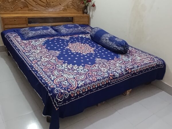 (RTP) Twill -Panel Fabric Bedsheet - BS1008 - Image 2