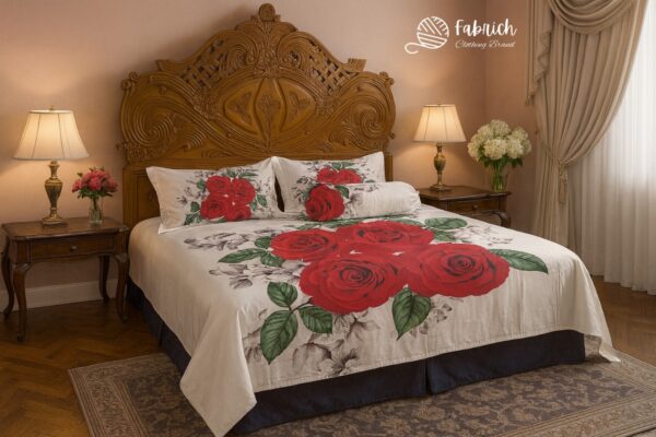 (RTP) Twill -Panel Fabric Bedsheet - BS1009