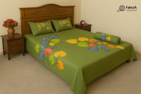 (RTP) Twill -Panel Fabric Bedsheet - BS1010 - Image 2