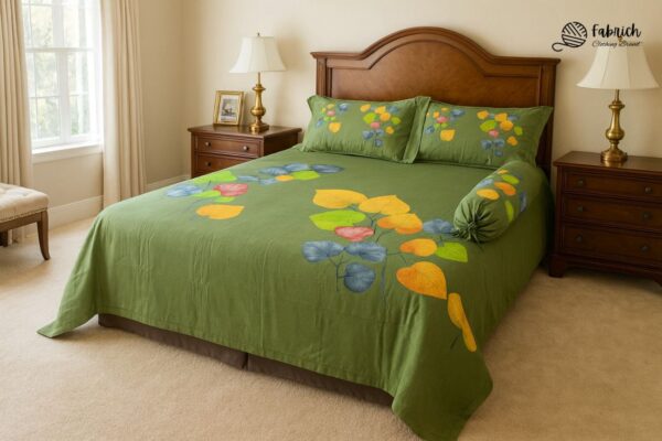 (RTP) Twill -Panel Fabric Bedsheet - BS1010 - Image 3